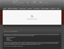 Tablet Screenshot of pierrymcadams.com